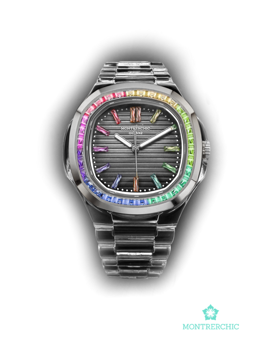 Ocean 2 - gray - Rainbow Diamond Edition